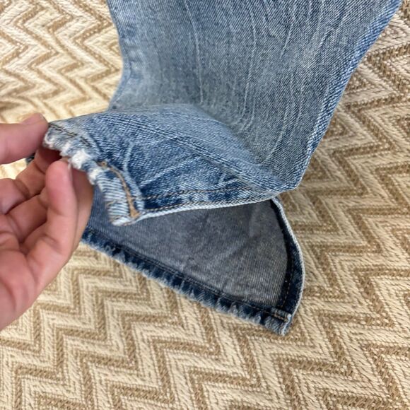 Torrid High Rise Straight Jeans Button Fly Split Hem - Picture 4 of 7